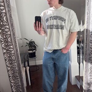 Nipsey Hussle The Marathon Clothing Property Of Marathon Heavyweight White Tee